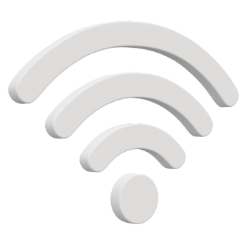 wifi symbol in grey